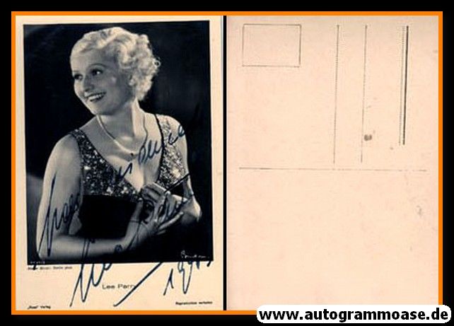 Autogramm Schauspieler | Lee PARRY | 1930er (Portrait SW) Ross 7717-3