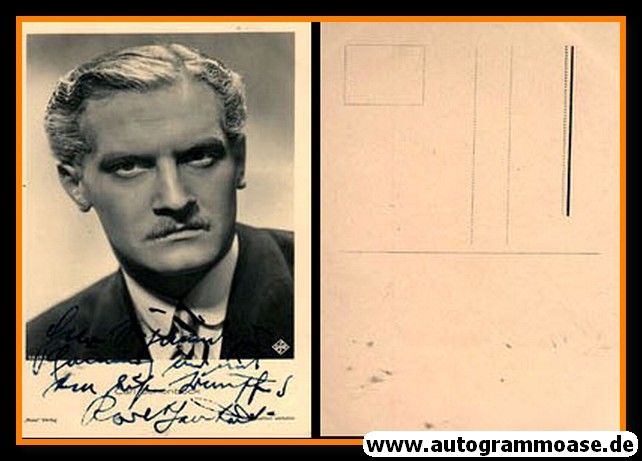 Autogramm Schauspieler | Karl SCHÖNBÖCK | 1940er (Portrait SW) Ross 9855-1