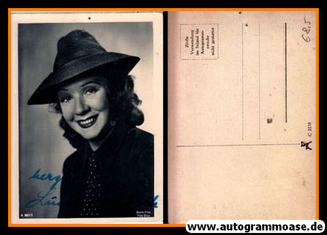 Autogramm Schauspieler | Lucie ENGLISCH | 1930er (Portrait SW) Binz A3801-1