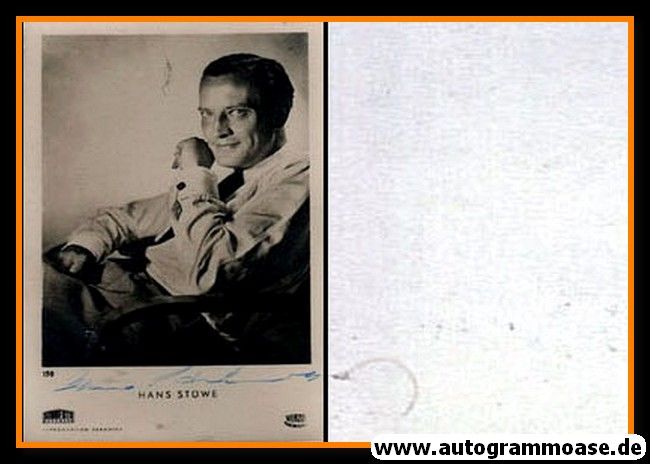 Autogramm Schauspieler | Hans STÜWE | 1940er (Portrait SW) Herzog 139