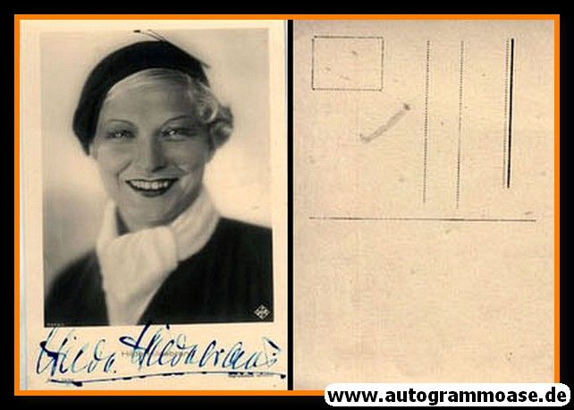 Autogramm Schauspieler | Hilde HILDEBRAND | 1930er (Portrait SW) Ross 7356-1