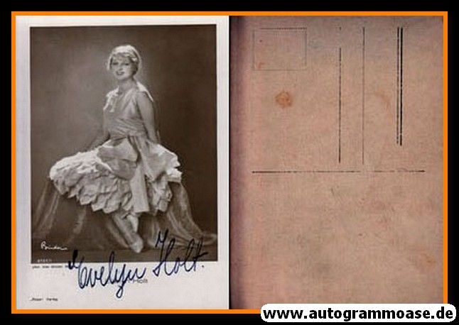 Autogramm Schauspieler | Evelyn HOLT | 1930er (Portrait SW) Ross 3157-1