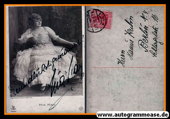 Autogramm Schauspieler | Mia MAY | 1910er (Portrait SW) Becker 105-5
