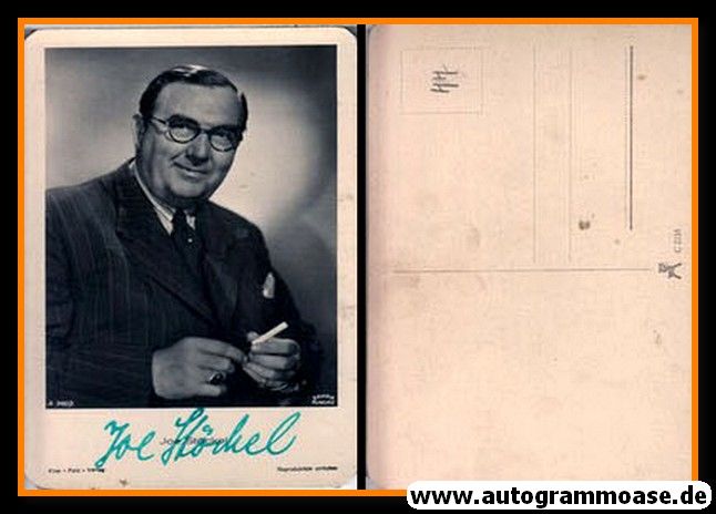 Autogramm Schauspieler | Joe STÖCKEL | 1940er (Portrait SW) FFV A3493-1