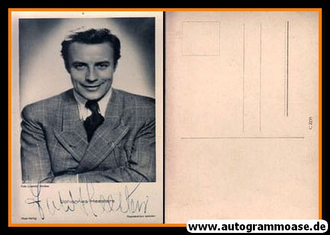Autogramm Schauspieler | Johannes HEESTERS | 1930er (Portrait SW) Ross 3352-1