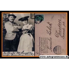 Autogramm Schauspieler | Xaver TEROFAL | 1900er (Portrait SW mit Ehefrau)