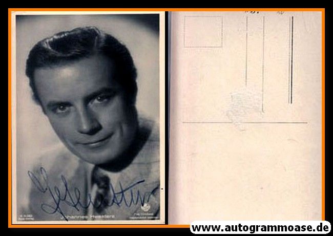 Autogramm Schauspieler | Johannes HEESTERS | 1930er (Portrait SW) Ross 3128-2