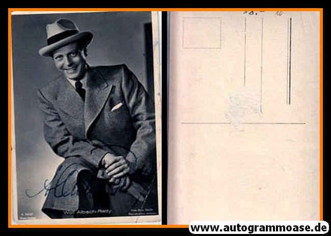 Autogramm Schauspieler | Wolf ALBACH-RETTY | 1930er (Portrait SW) Ross 3343-1