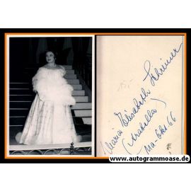 Autogramm Klassik | Maria Elisabeth SCHREINER | 1960er (Portrait SW) Arabella