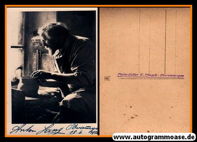 Autogramm Schauspieler | Anton LANG | 1920er (Portrait SW)
