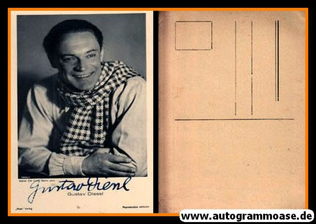 Autogramm Schauspieler | Gustav DIESSL | 1930er (Portrait SW) Ross 7880-1