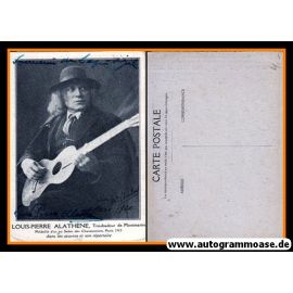 Autogramm Kunst | Louis-Pierre ALATHENE | 1910er (Troubadour De Montmartre)