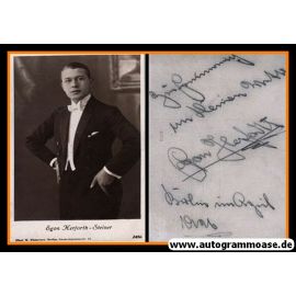 Autogramm Schauspieler | Egon HERFORTH-STEINER | 1930er (Portrait SW) Fleischer