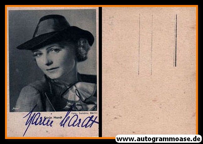 Autogramm Schauspieler | Karin HARDT | 1930er (Portrait SW) Ross Sandau