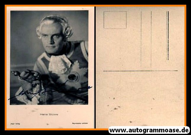 Autogramm Schauspieler | Hans STÜWE | 1930er (Portrait SW) Ross 7266-1
