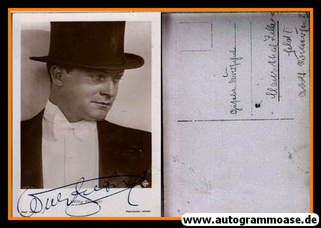 Autogramm Schauspieler | Willy FRITSCH | 1930er (Portrait SW) Ross 5845-1
