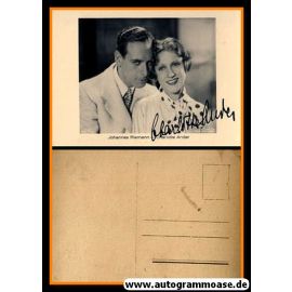 Autogramm Schauspieler | Charlotte ANDER | 1920er (Portrait SW) Ross 7168-1