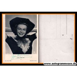 Autogramm Schauspieler | Ilse WERNER | 1940er (Portrait SW) FFV 3588-2