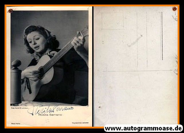 Autogramm Schauspieler | Rosita SERRANO | 1930er (Portrait SW) Ross 2993-1