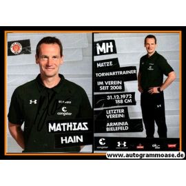 Autogramm Fussball | FC St. Pauli | 2018 | Mathias HAIN