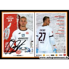 Autogramm Fussball | FSV Mainz 05 | 2018 | Robin ZENTNER