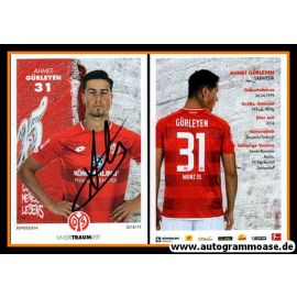 Autogramm Fussball | FSV Mainz 05 | 2018 | Ahmet GÜRLEYEN