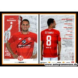 Autogramm Fussball | FSV Mainz 05 | 2018 | Levin ÖZTUNALI