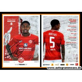 Autogramm Fussball | FSV Mainz 05 | 2018 | Jean-Paul BOETIUS