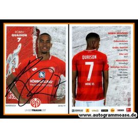 Autogramm Fussball | FSV Mainz 05 | 2018 | Robin QUAISON