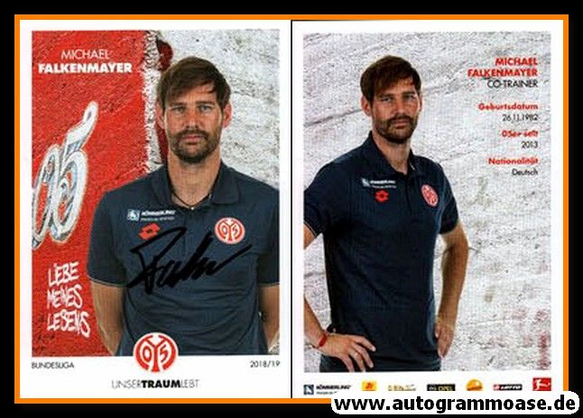 Autogramm Fussball | FSV Mainz 05 | 2018 | Michael FALKENMAYER