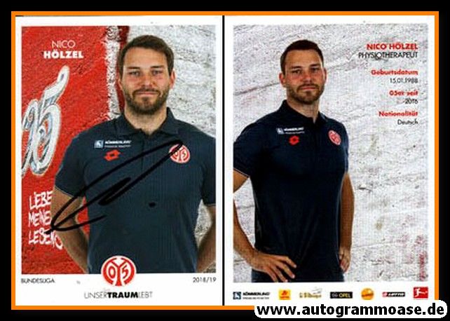 Autogramm Fussball | FSV Mainz 05 | 2018 | Nico HÖLZEL