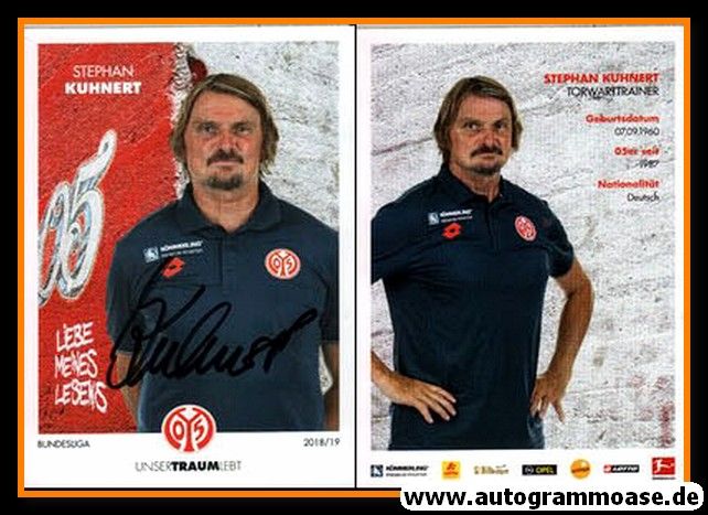 Autogramm Fussball | FSV Mainz 05 | 2018 | Stephan KÜHNERT