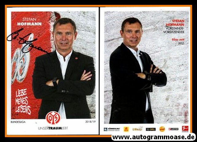 Autogramm Fussball | FSV Mainz 05 | 2018 | Stefan HOFMANN