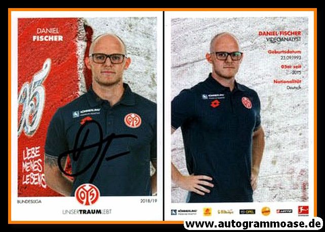 Autogramm Fussball | FSV Mainz 05 | 2018 | Daniel FISCHER