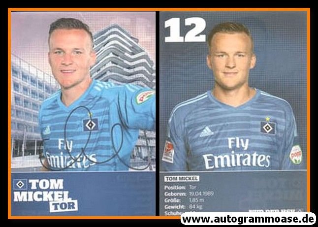 Autogramm Fussball | Hamburger SV | 2018 | Tom MICKEL