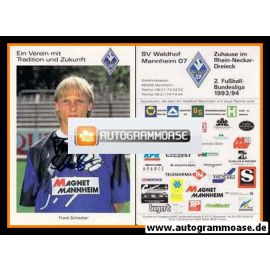 Autogramm Fussball | SV Waldhof Mannheim | 1993 | Frank SCHEUBER