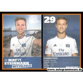 Autogramm Fussball | Hamburger SV | 2018 | Matti STEINMANN