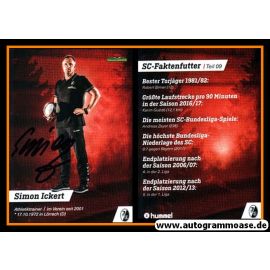 Autogramm Fussball | SC Freiburg | 2017 | Simon ICKERT