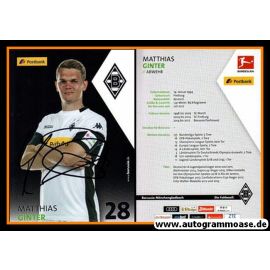 Autogramm Fussball | Borussia Mönchengladbach | 2017 | Matthias GINTER