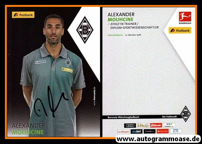 Autogramm Fussball | Borussia Mönchengladbach | 2017 | Alexander MOUHCINE