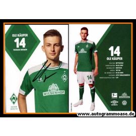 Autogramm Fussball | SV Werder Bremen | 2018 | Ole KÄUPER