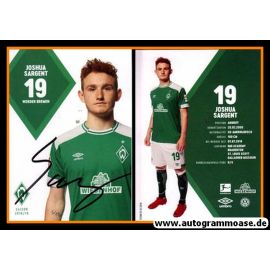 Autogramm Fussball | SV Werder Bremen | 2018 | Joshua SARGENT