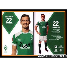 Autogramm Fussball | SV Werder Bremen | 2018 | Fin BARTELS