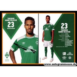 Autogramm Fussball | SV Werder Bremen | 2018 | Theodor GEBRE SELASSIE