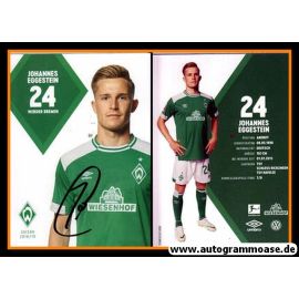 Autogramm Fussball | SV Werder Bremen | 2018 | Johannes EGGESTEIN