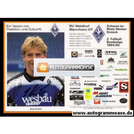Autogramm Fussball | SV Waldhof Mannheim | 1994 | Jörg KIRSTEN