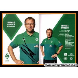 Autogramm Fussball | SV Werder Bremen | 2018 | Thomas HORSCH