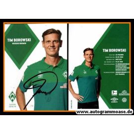 Autogramm Fussball | SV Werder Bremen | 2018 | Tim BOROWSKI