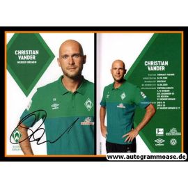 Autogramm Fussball | SV Werder Bremen | 2018 | Christian VANDER