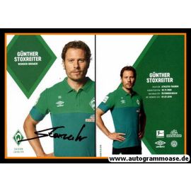 Autogramm Fussball | SV Werder Bremen | 2018 | Günther STOXREITER